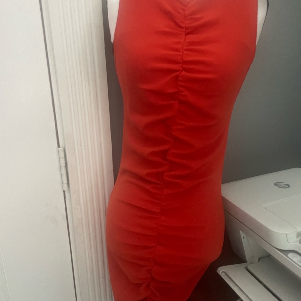 ZARA ORANGE MINI DRESS